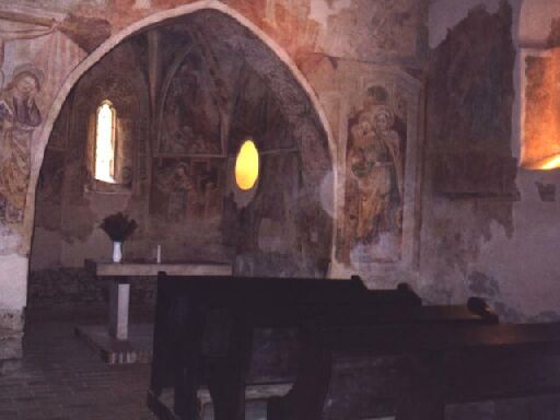 Aquila Jnos fest 1378-ban kvl s bell freskkkal dsztette